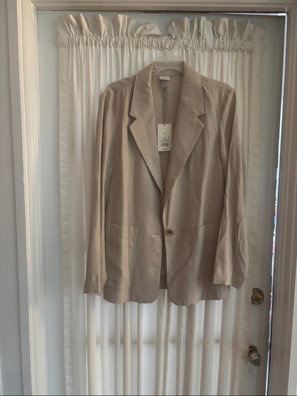 a new day Beige Single-Button Women's Blazer